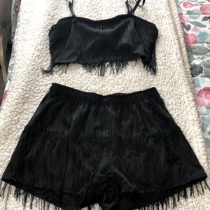 Fringe two piece set